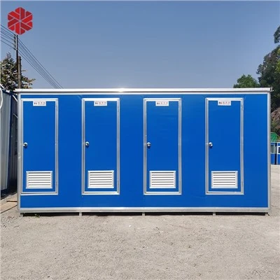 Toilette portatile mobile per cantiere