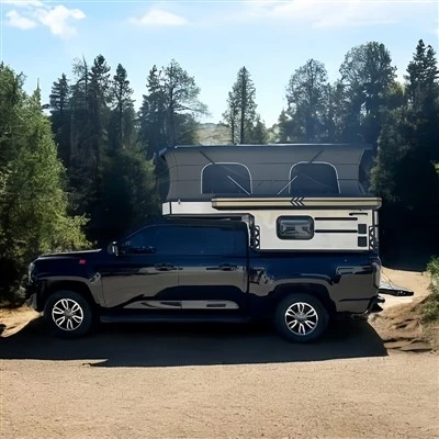 Soft top fuorisce da viaggio per pick -up campeggio da viaggio su strada